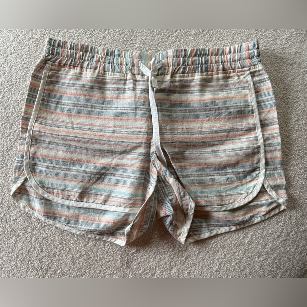Athleta Linen Drawstring Short